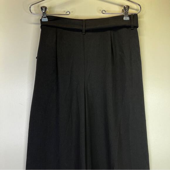 Michael Kors High Rise belted Wide Leg pants black - 2P - Picture 7 of 11